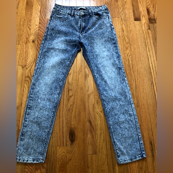 Women’s / Junior acid washed jeans - Picture 1 of 4